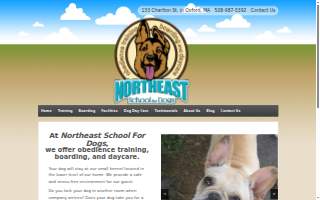 Northeast School For Dogs website