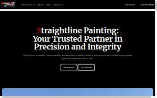 Straight Line Painting website