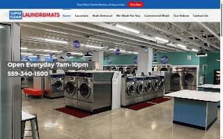 Super Clean Laundromat website