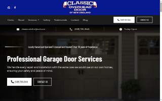 Classic Overhead Door of New England website