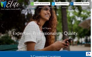 Elite Oral Surgery Associates of Spencer website
