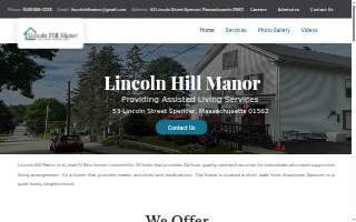 Lincoln Hill Manor Rest Home website