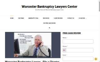 Worcester Bankruptcy Center of Millbury website
