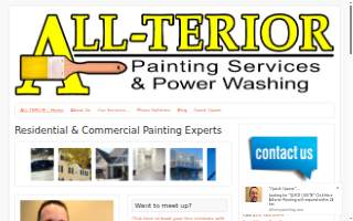 All-Terior Painting Services ️ ️LLC website