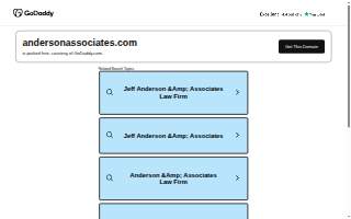 Anderson Associates website