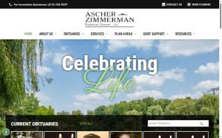 Ascher-Zimmerman Funeral Home Inc website