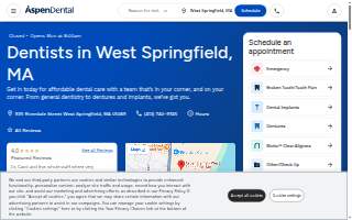Aspen Dental - West Springfield website