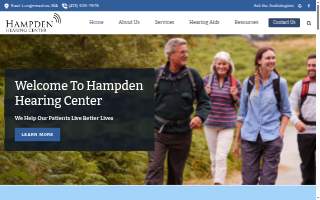 Hampden Hearing Center of Springfield website