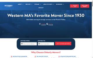 Sitterly Movers of Chicopee website