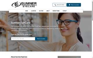 Sumner Eyecare website