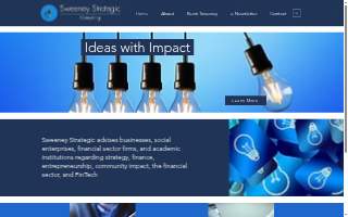 Sweeney Strategic Consulting website