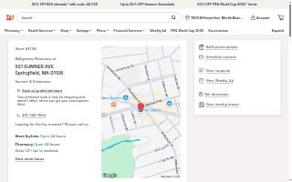 Walgreens Pharmacy website