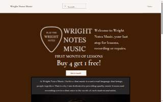 Wright Notes Music of Springfield website