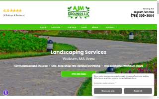 AJM Grounds LLC website
