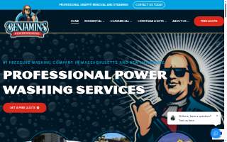 Benjamin’s Power Washing website