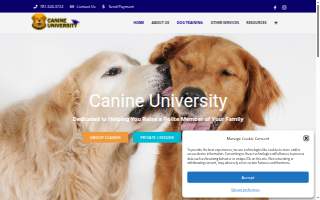 Canine University website
