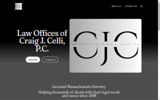 Craig J Celli Law Office website