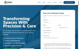 Fenway Painting Corp website