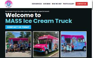 MASS Ice Cream website