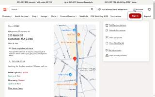 Walgreens of Stoneham website