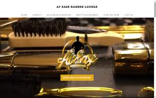 At Ease Barber Lounge website