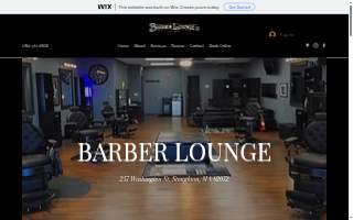 Barber Lounge website
