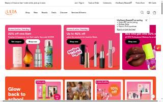 Blush Skin Care Spa website
