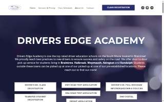 Drivers Edge Academy (Blue Hills Regional) website