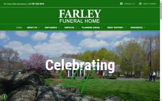 Farley Funeral Home website