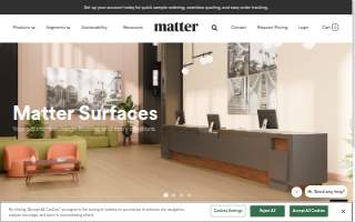 Matter Surfaces website