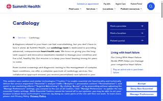 SMG Easton Cardiology website