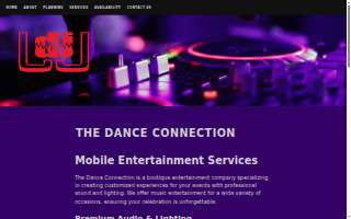 The Dance Connection website