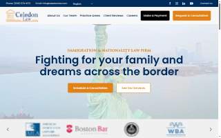 Celedon Law of Sudbury website