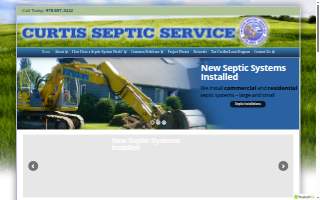 Curtis Septic Service of Sudbury website