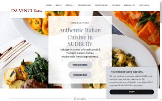 Da Vinci Bistro website