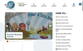 Goodnow Library website