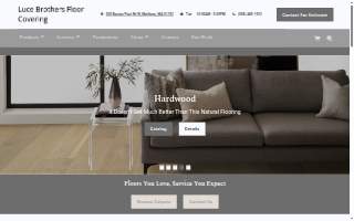 Luce Brothers Floor Covering of Sudbury website