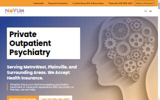 Novum Psychiatry website