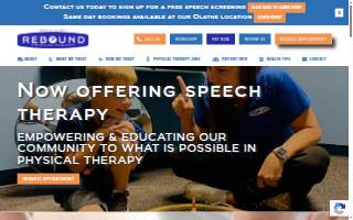 Rebound Physical Therapy website
