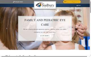 Sudbury Eye Care website