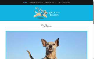 Walk With Bruno website