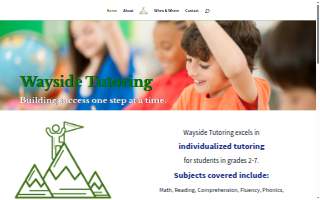 Wayside Tutoring website