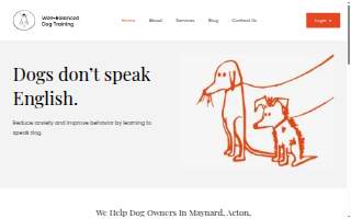 Well Balanced Dog Training website