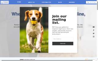 Boston Dog Lawyers website