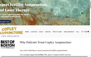 Copley Acupuncture website