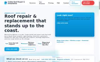 Corbin Roof Repair & Installation website