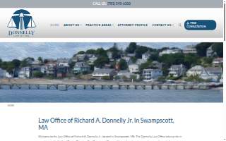 Donnelly Law Offices website