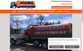 Jason Elliott Septic Pumping of Swampscott website