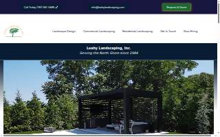 Leahy Landscaping Inc website
