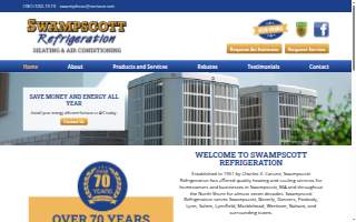 Swampscott Refrigeration website